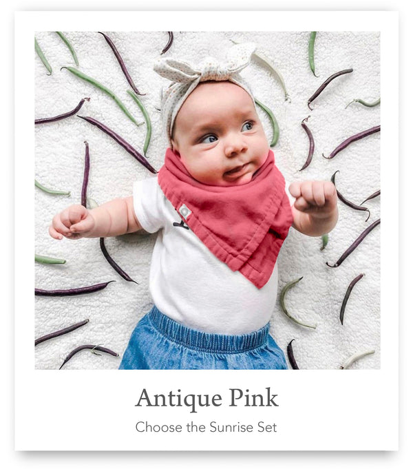 Organic Baby Bandana Bibs 5-Pack – Scarf Bib Set