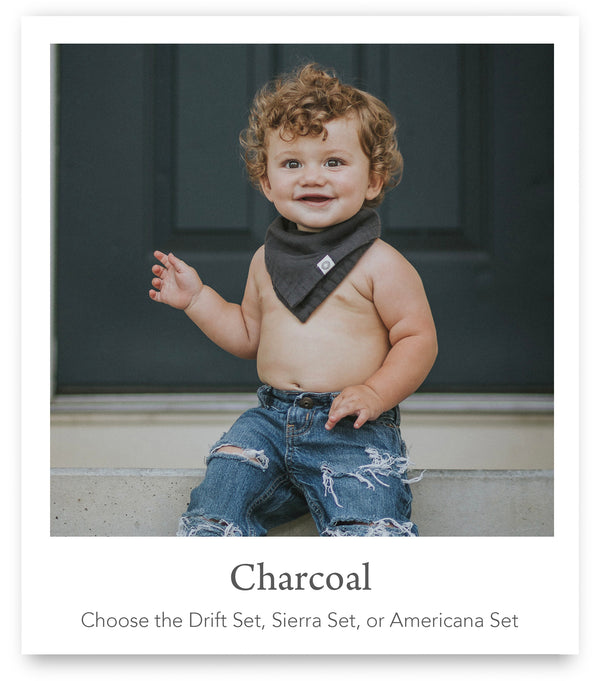 Organic Baby Bandana Bibs 5-Pack – Scarf Bib Set