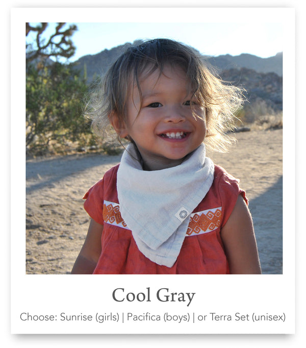 Organic Baby Bandana Bibs 5-Pack – Scarf Bib Set