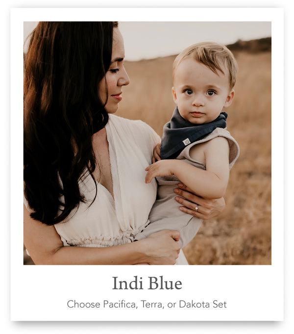 Organic Baby Bandana Bibs 5-Pack – Scarf Bib Set