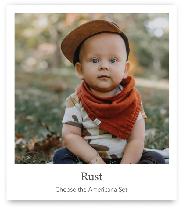 Organic Baby Bandana Bibs 5-Pack – Scarf Bib Set