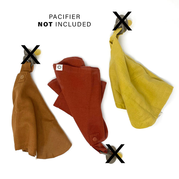 Organic Mini Paci Blanket (Pacifier Not Included)