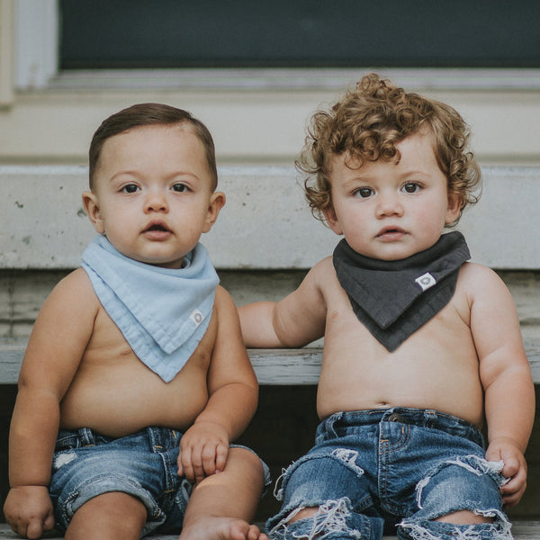 Organic Baby Bandana Bib – Single Scarf Bib