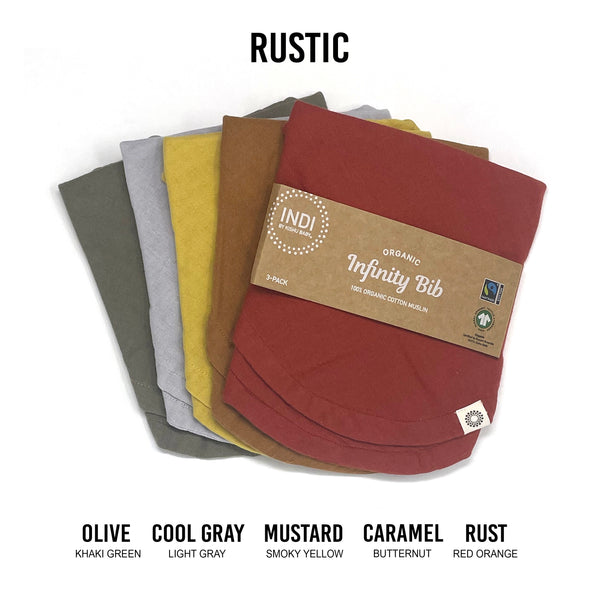 Organic Infinity Bib 5-pack (Rustic)