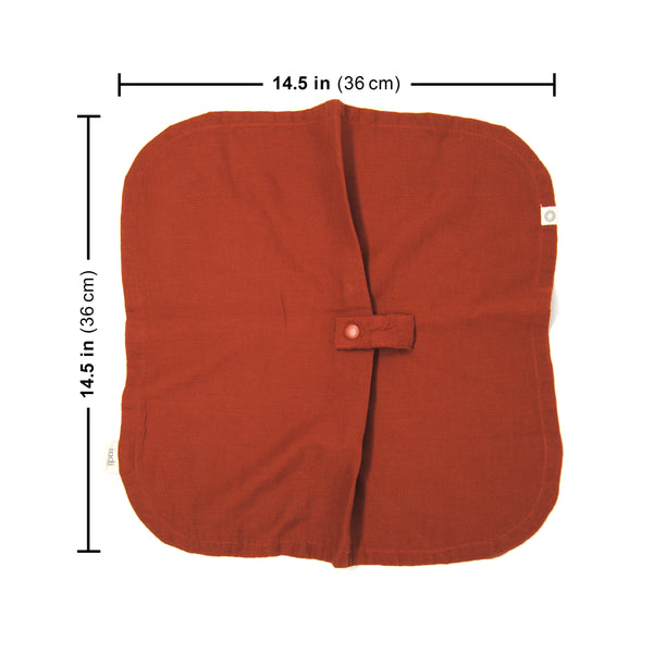 Organic Paci Blanket 3-Pack (Rust, Mustard, Caramel)