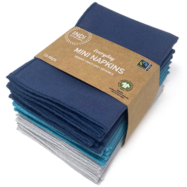 Everyday Mini Napkins 12-Pack (Ocean)